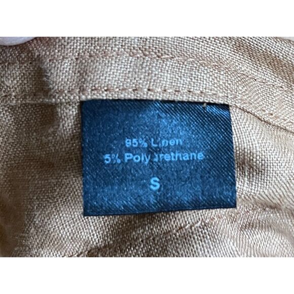 JENNI KAYNE Brown Linen Jacket Blazer Women's Size Small - Picture 5 of 9